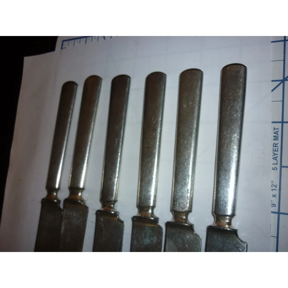 Vintage Rogers Hamilton silver plate Dinner knives set‎ of 6